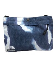 SUPREME×THE NORTH FACE（シュプリーム×ザ ノース フェイス）の古着「Bleached Denim Print Shoulder Bag」｜ブルー