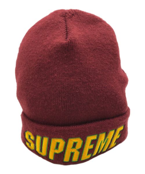 SUPREME（シュプリーム）Supreme (シュプリーム) SLANT BEANIE/スラントビーニー ワインレッドの古着・服飾アイテム