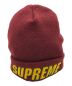 Supreme（シュプリーム）の古着「SLANT BEANIE/スラントビーニー」｜ワインレッド