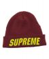 中古・古着 Supreme (シュプリーム) SLANT BEANIE/スラントビーニー ワインレッド：8000円