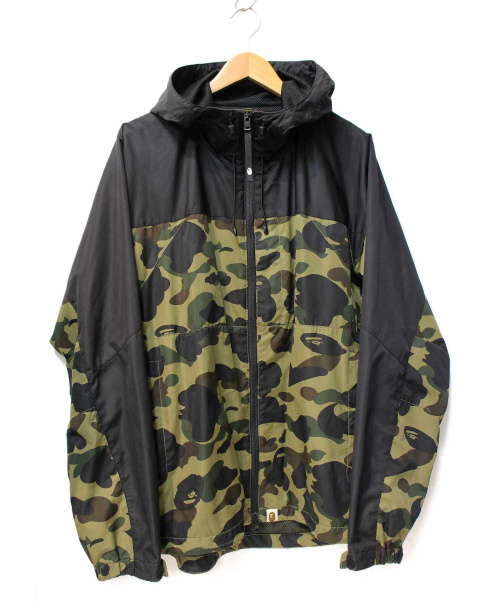 A BATHING APE カモフラージュ ナイロンジャケット ジャケット