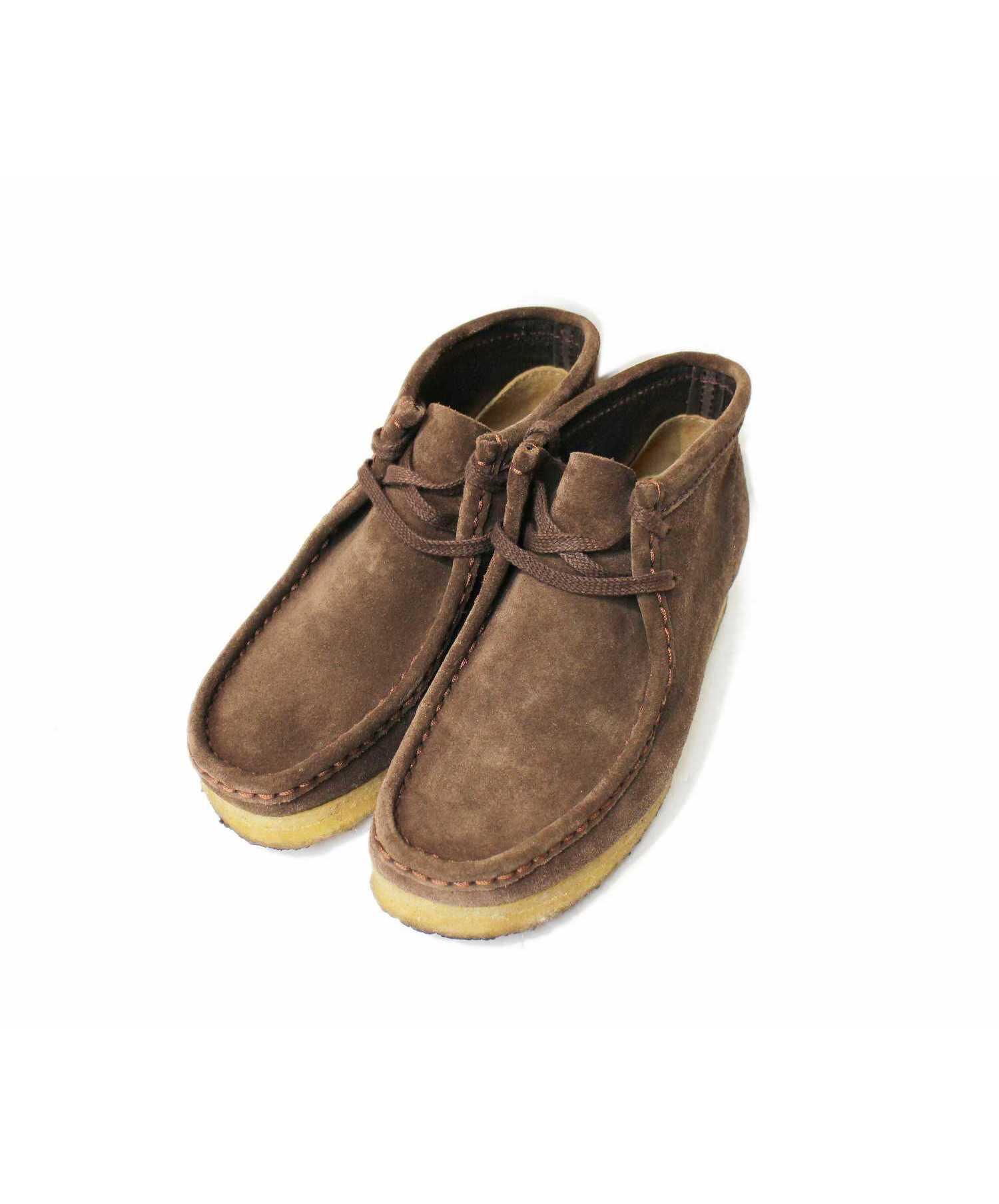 Clarks】クラークス ワラビー チェック スエード シューズ (Clarks