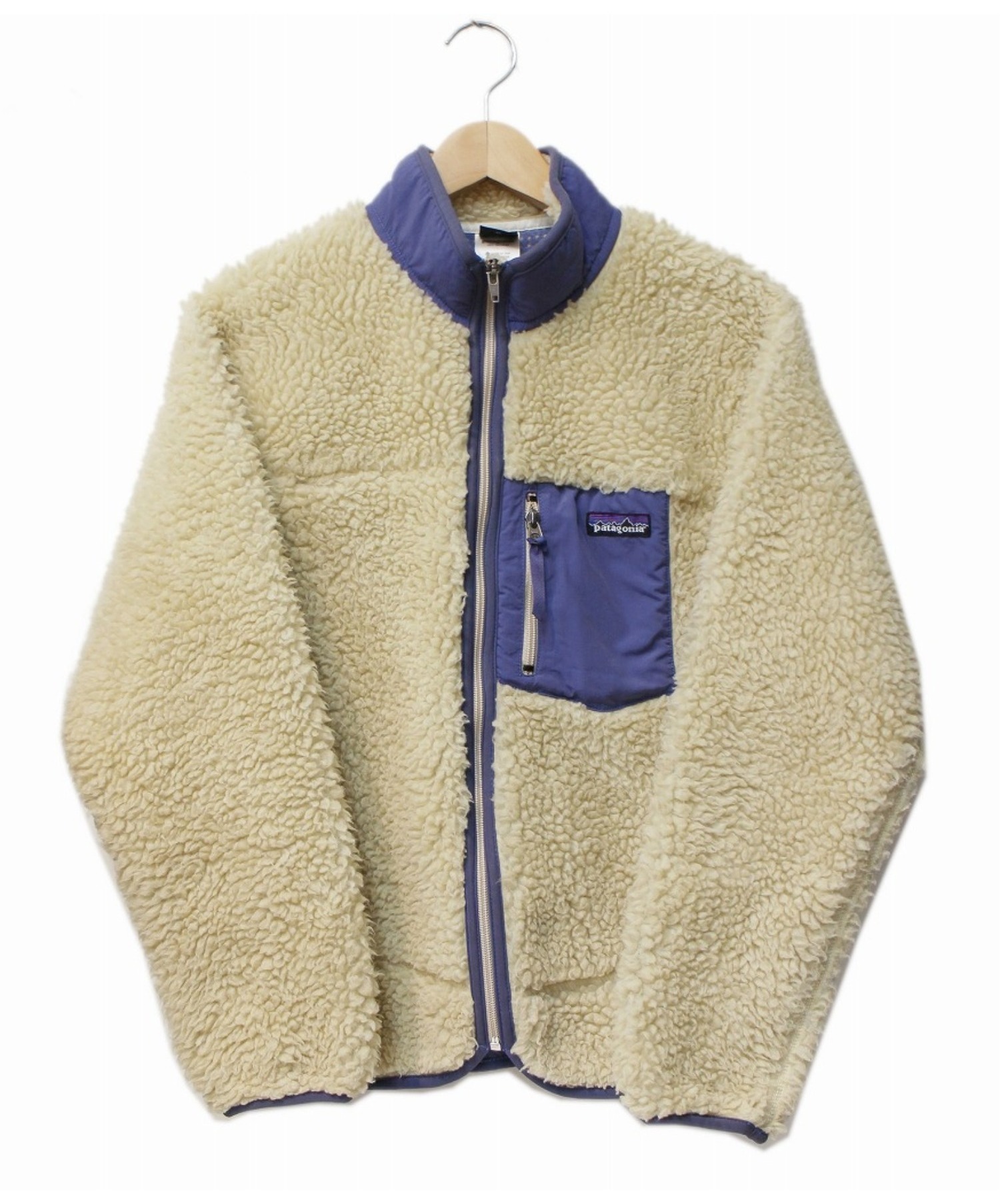 中古 古着通販 Patagonia パタゴニア ボアフリースジャケット ナチュラル サイズ Kid S Xl ブランド 古着通販 トレファク公式 Trefac Fashion