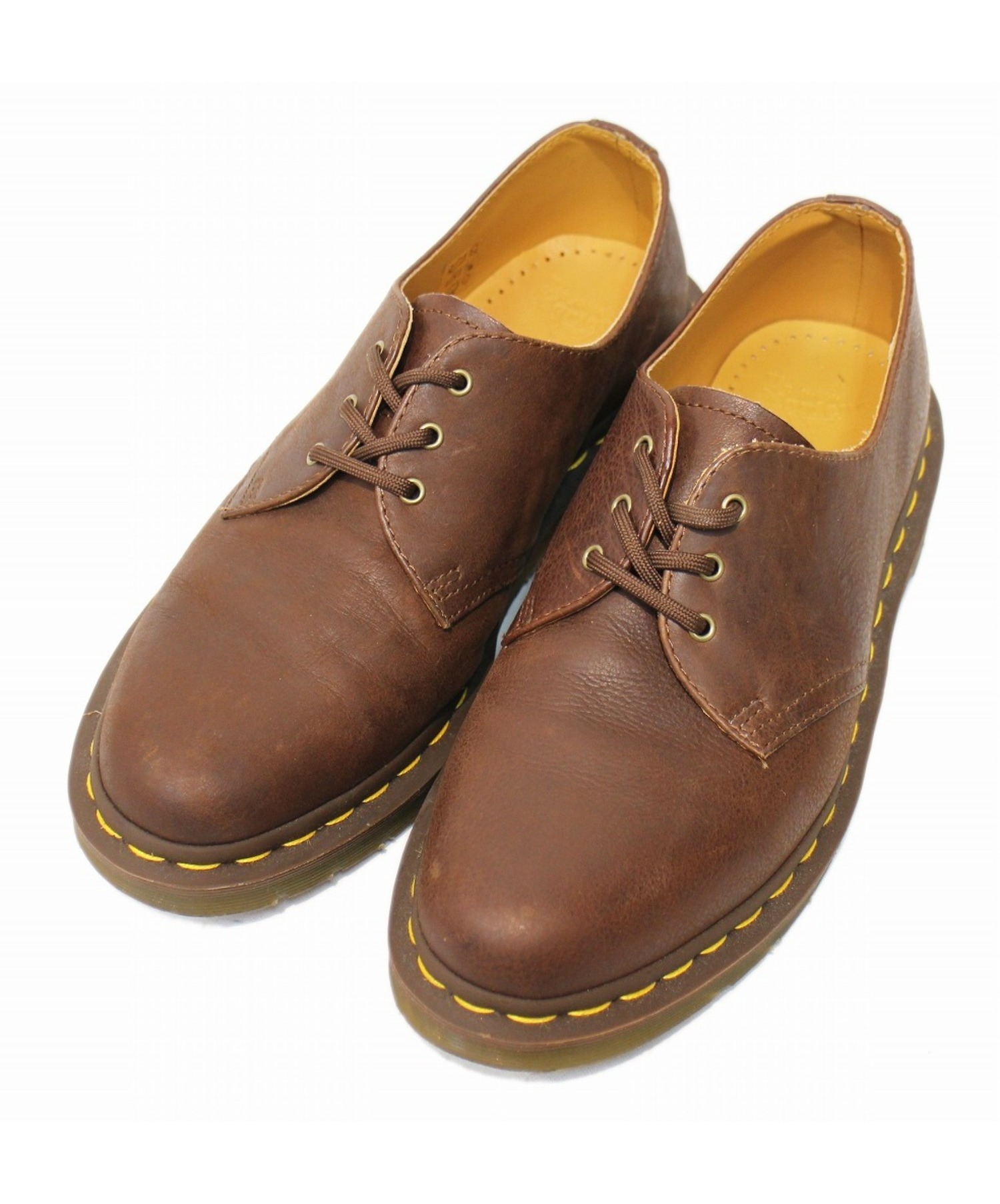 中古 古着通販 Dr Martens ドクターマーチン 3ホールシューズ ブラウン サイズ Uk7 ブランド 古着通販 トレファク公式 Trefac Fashion