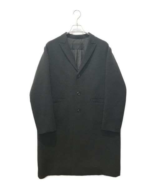 th products（ティーエイチプロダクツ）th products (ティーエイチプロダクツ) Over Coat - ダブルクロス - ブラック サイズ:44の古着・服飾アイテム