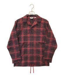 WOOLRICH（ウールリッチ）の古着「PE MESH P/O SHIRT」｜レッド