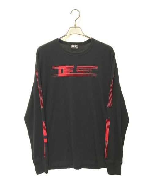 DIESEL（ディーゼル）DIESEL (ディーゼル) カットソー ブラック サイズ:XLの古着・服飾アイテム