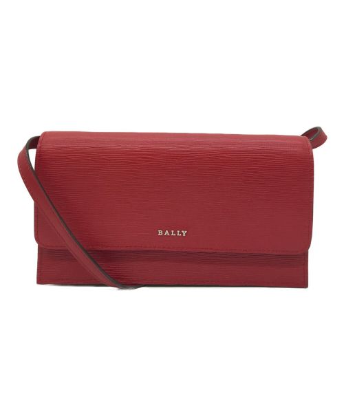 BALLY（バリー）BALLY (バリー) PENNY LAFFORD  LONG WALLETS レッドの古着・服飾アイテム