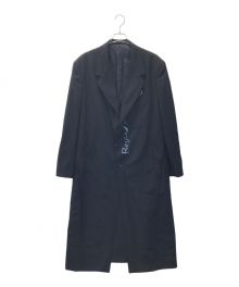 Yohji Yamamoto pour homme（ヨウジヤマモト プールオム）の古着「心しずかに…レイヤードコート」｜ブラック