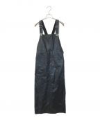 UNITED ARROWS TOKYOユナイテッドアローズトウキョウ）の古着「フェイクレザージャンパースカート」｜ブラック