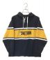 FR2（エフアールツー）の古着「CAUTION Rugby Hoodie」｜ネイビー