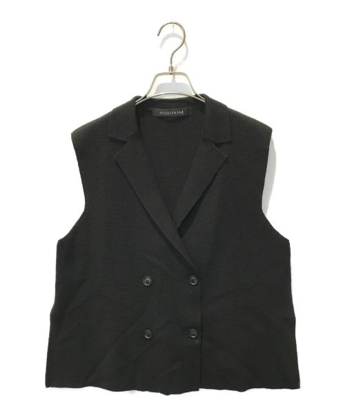 mizuiro-ind（ミズイロインド）mizuiro-ind (ミズイロインド) double breasted vest ブラック サイズ:不明の古着・服飾アイテム