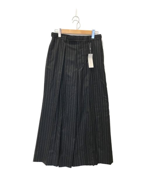 LITTLEBIG（リトルビッグ）LITTLEBIG (リトルビッグ) PLEATS WIDE TROUSERS ブラック サイズ:46の古着・服飾アイテム