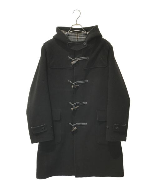 BURBERRY BLACK LABEL（バーバリーブラックレーベル）BURBERRY BLACK LABEL (バーバリーブラックレーベル) ダッフルコート ブラック サイズ:LLの古着・服飾アイテム