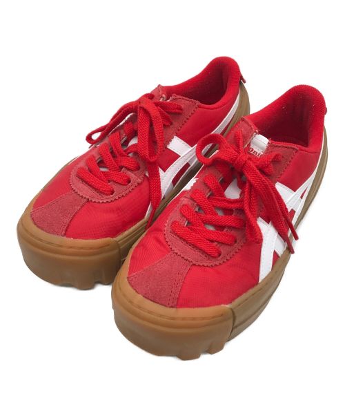 Onitsuka Tiger（オニツカタイガー）Onitsuka Tiger (オニツカタイガー) シューズ レッド サイズ:24.5の古着・服飾アイテム