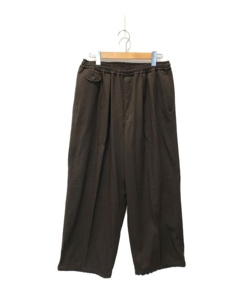 DAIWA PIER39（ダイワ ピア39）DAIWA PIER39 (ダイワ ピア39) TECH WIDE EASY 2P TROUSERS FLANNEL ブラウン サイズ:Mの古着・服飾アイテム