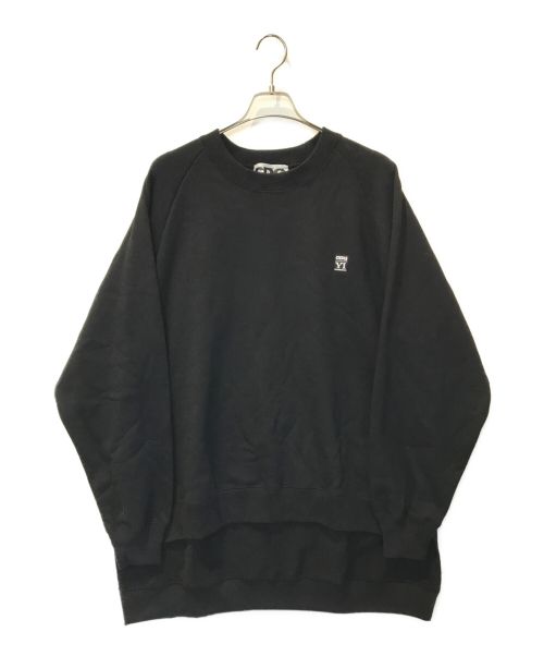 CDG（シーディージー）CDG (シーディージー コムデギャルソン) YI OVERSIZED LONGBACK SWEATSHIRT ブラック サイズ:Sの古着・服飾アイテム