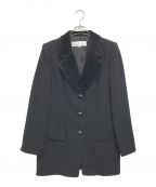 Christian Diorクリスチャン ディオール）の古着「ラペル切替テーラードジャケット」｜ブラック
