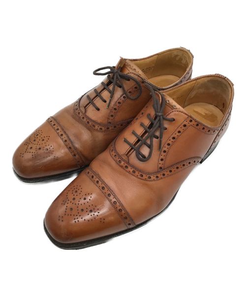 GRENSON（グレンソン）GRENSON (グレンソン) セミブローグシューズ ブラウン サイズ:71/2の古着・服飾アイテム