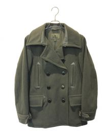 NIGEL CABOURN（ナイジェルケーボン）の古着「MILITARY P-COAT」｜グリーン