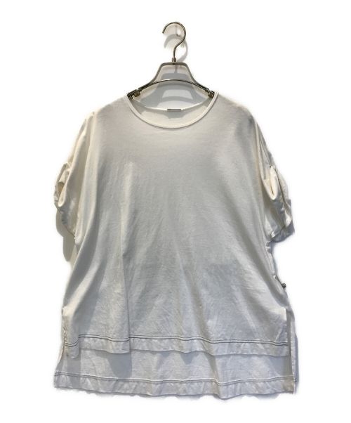 RITO（リト）RITO (リト) COTTON LINEN JERSEY TOP ホワイト サイズ:38の古着・服飾アイテム