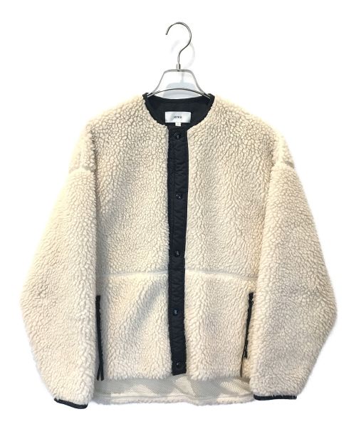 HYKE（ハイク）HYKE (ハイク) FAUX SHEARLING JACKET アイボリー サイズ:1の古着・服飾アイテム