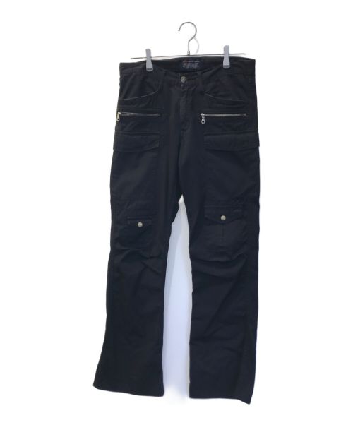 ALPHA（アルファ）ALPHA (アルファ) マルチポケットパンツ ブラック サイズ:Mの古着・服飾アイテム