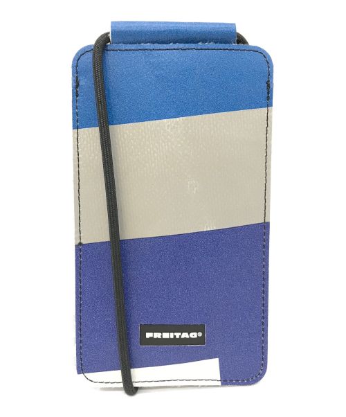 FREITAG（フライターグ）FREITAG (フライターグ) スマホショルダーバッグ グレー×ブルーの古着・服飾アイテム