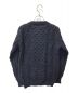 Aran Woollen Mills (アラン ウーレンミルズ) アランカーディガン ネイビー サイズ:M 未使用品：3980円