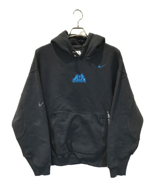 NIKE（ナイキ）NIKE (ナイキ) OFFWHITE (オフホワイト) POパーカー ブラック サイズ:Lの古着・服飾アイテム