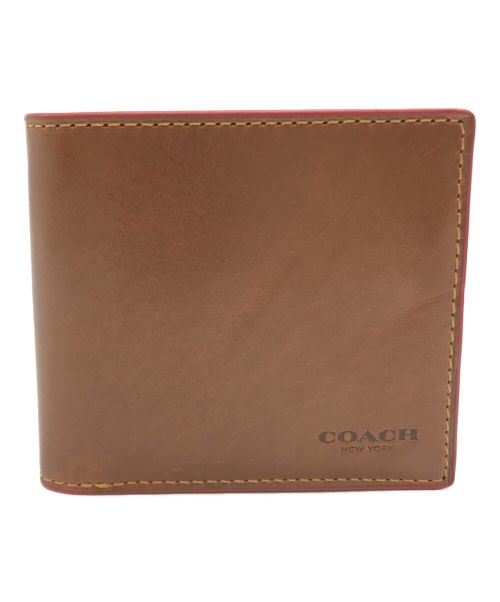 COACH（コーチ）COACH (コーチ) 2つ折りカードケース ブラウン サイズ:-の古着・服飾アイテム