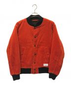 THE GUILTY PARTIESザ ギルティーパーティーズ）の古着「CORDUROY VERSITY JACKET」｜オレンジ