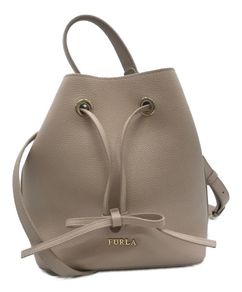 FURLA（フルラ）FURLA (フルラ) 2way巾着バッグ ピンク サイズ:-の古着・服飾アイテム