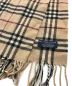 BURBERRY LONDON (バーバリーロンドン) ラムウールノバチェックマフラー ベージュ：3980円