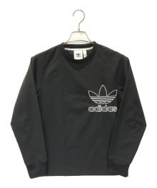 adidas（アディダス）の古着「スウェット」｜ブラック