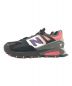 atmos (アトモス) NEW BALANCE (ニューバランス) staple (ステイプル) ローカットスニーカー ピンク×ブラック サイズ:26.5：5000円