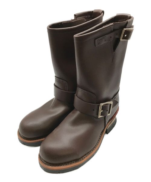 RED WING（レッドウィング）RED WING (レッドウィング) エンジニアブーツ ブラウン サイズ:23.5の古着・服飾アイテム