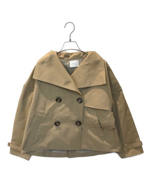 AMU（アミュー）AMU (アミュー) short trench coat ベージュ サイズ:36 未使用品の古着・服飾アイテム