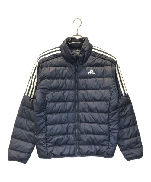 adidas（アディダス）adidas (アディダス) エッセンシャルズ ダウンジャケット　GH4594 ネイビー サイズ:2XLの古着・服飾アイテム