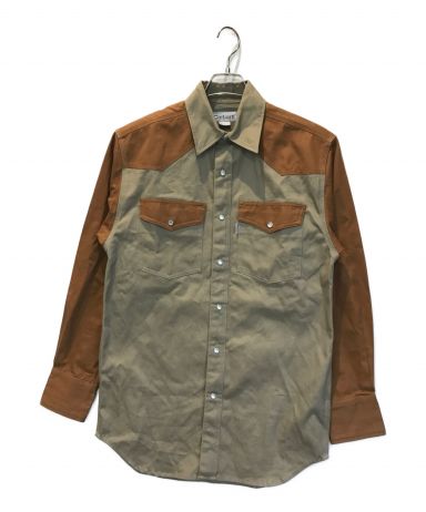 中古・古着通販】CarHartt (カーハート) ウエスタンシャツ ブラウン 