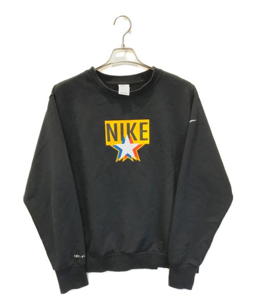 NIKE（ナイキ）NIKE (ナイキ) スタンダードイシュー グラフィッククルー スウェットシャツ ブラック サイズ:Lの古着・服飾アイテム