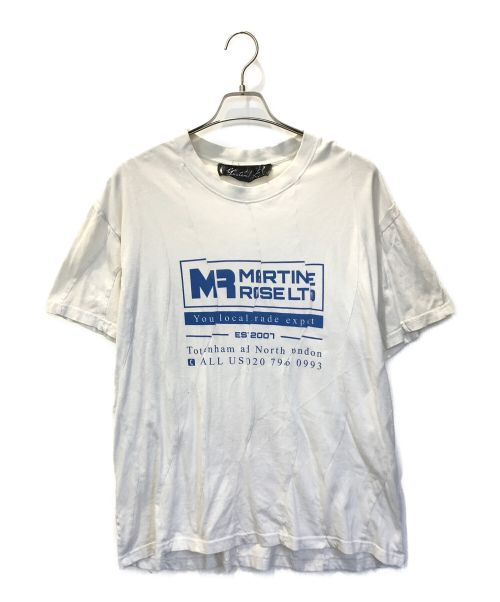 MARTINE ROSE（マーティン・ローズ）Martine rose (マーティン・ローズ) WOBBLY Tシャツ ホワイト サイズ:Lの古着・服飾アイテム