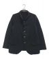 COMME des GARCONS HOMME PLUS（コムデギャルソンオムプリュス）の古着「ポリギャバ縮絨サックジャケット」｜ブラック