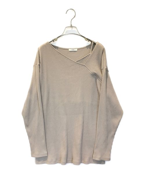 CLANE（クラネ）CLANE (クラネ) リブカットソー レッド サイズ:1の古着・服飾アイテム