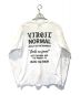 VIRGIL NORMAL (ヴァージルノーマル) ロングスリーブカットソー ホワイト サイズ:L：3980円