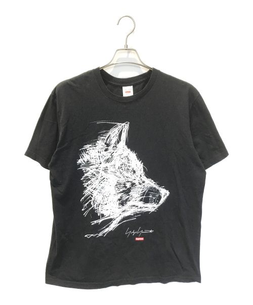 SUPREME（シュプリーム）Supreme (シュプリーム) YOHJI YAMAMOTO (ヨウジヤマモト) Scribble Wolf Tee ブラック サイズ:Lの古着・服飾アイテム