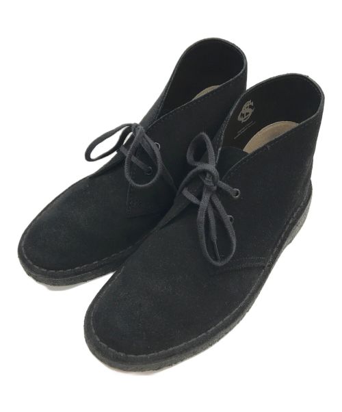 CLARKS（クラークス）CLARKS (クラークス) デザートブーツ ブラック サイズ:24の古着・服飾アイテム