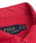 中古・古着 POLO RALPH LAUREN (ポロ・ラルフローレン) リネンシャツ レッド サイズ:XS：3980円