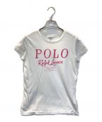 POLO RALPH LAURENポロ・ラルフローレン）の古着「プリントTシャツ」｜ホワイト