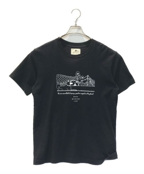 Snow peak（スノーピーク）Snow peak (スノーピーク) Tシャツ ブラック サイズ:Lの古着・服飾アイテム